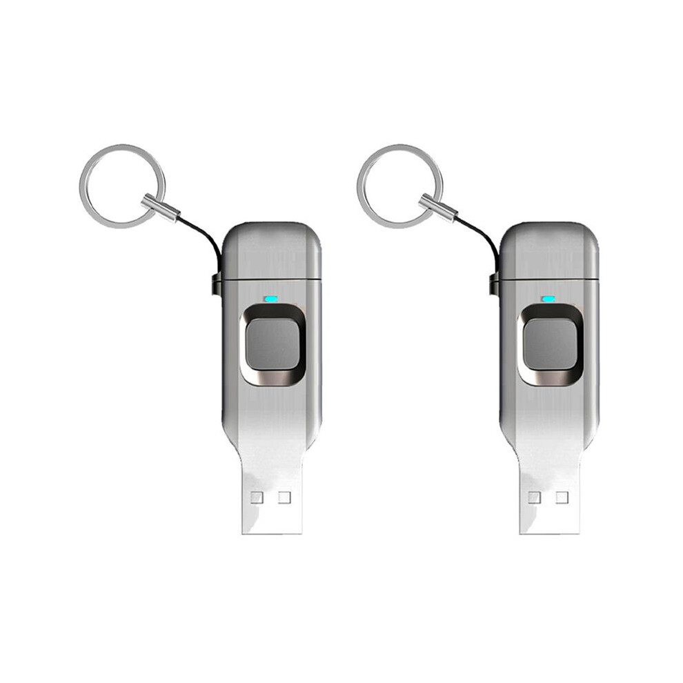 2X Fingerprint Flash Drive Metal Otg Pendrive Usb3.0 Type C For Laptop Phone Lock Thumbdrive Jump Usb Disk 32G 6032309107825