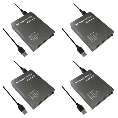 4X USB2.0 PCMCIA Card Reader ATA Card Reader PC Card Reader USB 2.0 to PC ATA PCMCIA Adapter