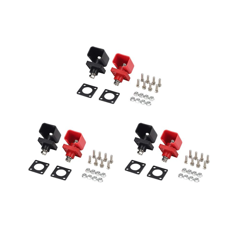 6Pcs 200A Storage Lithium Battery Terminal High Current Lithium Battery Copper Terminal Connector 6133266902680