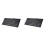 2X Compact Wired Keyboard USB - Ultra-Thin Keyboard for PC  Gaming Keyboard Black 1