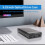 2X USB 3.0 DVD CD Case External HDD Mobile Box for 3.5 Inch  Enclosure ROM Burner EU Plug 6