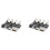 2X USB Conector XL-USB USBHUB USB2.0 HUB Hub 4-Port Controller USB 2.0 Expansion Module 40MB/S CH334 Chip 1