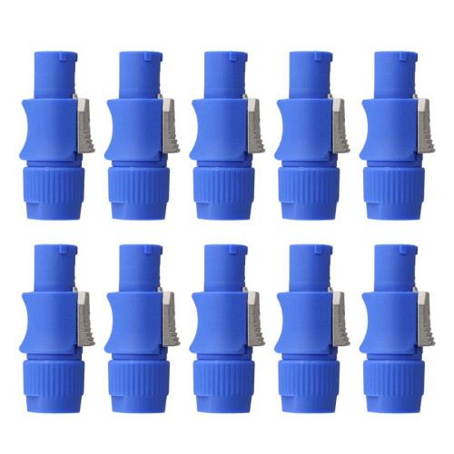 40Pcs 3 PIN Male Powercon Connector Signal Input Jack for  Light Stage Light Power Input 1