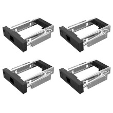 4X 1106SS 5.25 Trayless Hot Swap Mobiel Rack CD-ROM 3,5 Inch Interne Harde Schijf SSD-Adapter - Zwart