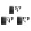 3X USB 3.0 DVD CD Case External HDD Mobile Box for 3.5 Inch  Enclosure ROM Burner EU Plug 1