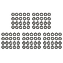 100PCS Extruder U-Slot Pulley Bearing U604ZZ for CR-10 -3 3D Printer Accessories 4 X 13 X 4Mm
