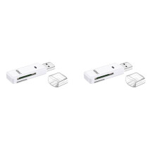 2X 2 in 1 USB 3.0 TF Card Reader High Speed Data Transmission to 5Gbps Compatibility Multiple B