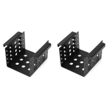 2X 4 Baies 2,5 Pouces à 3,5 Pouces Support Adaptateur Disque Dur Caddie SSD Châssis Plateau de Montage Du Disque Dur Baie de Caddie