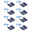 8pcs 2 X Painel Frontal USB 3.0 com Dispositivo / HDD de 3,5 Polegadas ou SSD / HDD de 2,5 Polegadas para Suporte de Bandeja de Unidade Óptica para 1