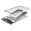 2X Caixa de Disco Rígido Externo Transparente de 2,5 Polegadas  para USB 3.1 Tipo C 4 TB Compatível com Laptop UASP  III 2