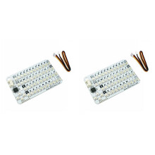 2X CardKB V1.1 50-Tasten QWERTY-Tastatureinheit mit ATMega8A MCU, I2C, RGB-LED, Programmierbar für UIFlow (MEGA8A)