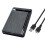 2X Gabinete para HDD SSD de 2,5 Polegadas USB 3.0 para , Gabinete para Disco Rígido Externo para Laptop, Desktop, PC, Transferência de Dados em 4