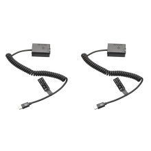 2X NP-FW50 Dummy Battery PD Type-C Coupler for ZV-E10 A7 A7R/S/M A7II A7S2 A7M2 A7R2 A6500 NEX5 NEX7 DSC-RX10 A33