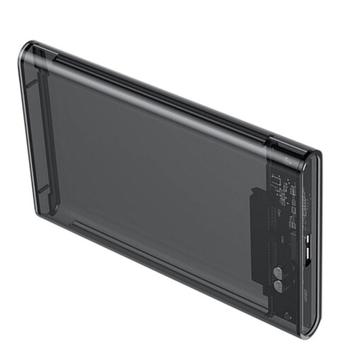 4X Caixa de Disco Rígido Cinza Transparente para Caixa Rígida Caixa de Disco Rígido de 2,5 Polegadas  para USB 3.0 Tipo-C 3.1 Caixa de Disco 2