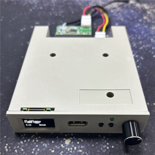 4X SFRM44-U100LQD-435 Floppy Drive Emulator with OLED Screen & Rotary Encoder OLED Flash Floppy Drive
