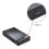 2X Caixa para HDD de 3,5 Polegadas  para Adaptador USB 3.0 Gabinete para Disco Rígido Externo para Disco SSD de 2,5/3,5 Polegadas HDD para PC e 3