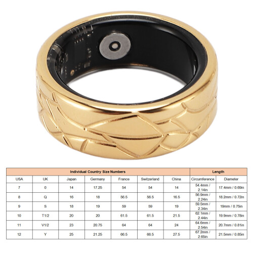 Smart Ring 11 - 16 mAh Ring, 200 mAh Ladecase, 1h Ladezeit 1