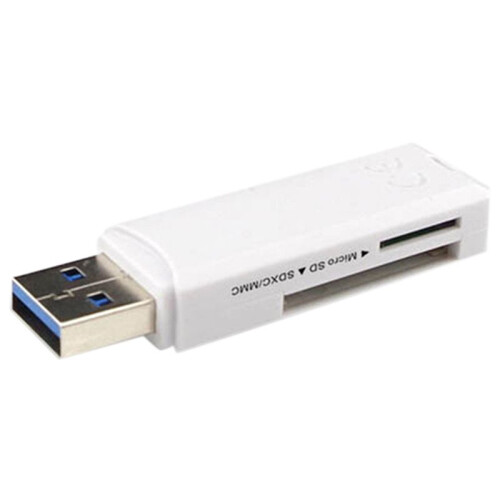 2X 2 in 1 USB 3.0  TF Card Reader High Speed Data Transmission  to 5Gbps Compatibility Multiple B 1