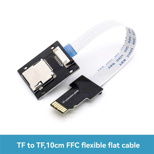 10cm TF Memory Card Extension Cable for Micro- External Adapter for Raspberry Pi 5/4/3/Zero 1