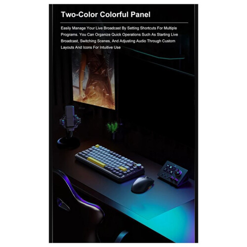 Ajazz AKP03E Programmable Macro Keyboard Multifunctional Console Panel Assistente Custom Button  Keyboard for PC Laptop 2