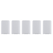 5pcs Battery Back Cover for 360 Controller Replacement Battery Case Covers for Xbox360 Wireless Gamepad White