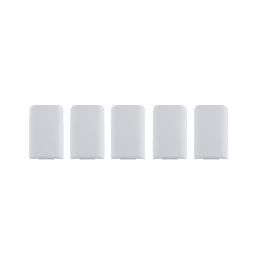 5Pcs Battery Back Cover For 360 Controller Replacement Battery Case Covers For Xbox360 Wireless Gamepad White 6031511743531
