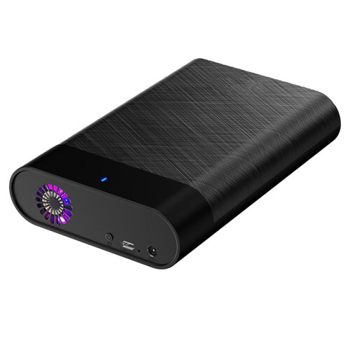 Caixa SSD de 3,5 Polegadas USBC3.1 Gabinete para Disco Rígido  para Leitor Tipo C 3.1 Adaptador de 5 Gbps e 28 TB Caixa SSD RGB para PC Plugue UE