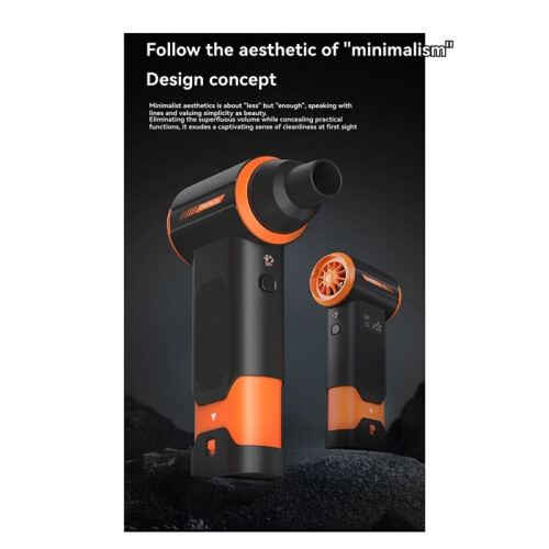 Docreate Handheld Cordless Air Duster Brushless Motor Powerful Duct Cleaning Tool for PC and Electronics