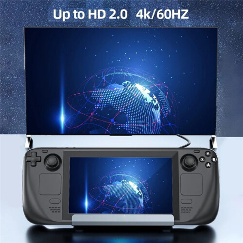 Shunt HUB Extension Type C USB3.0 Docking Station -Compatible USB Game Holder Base for  Game Console