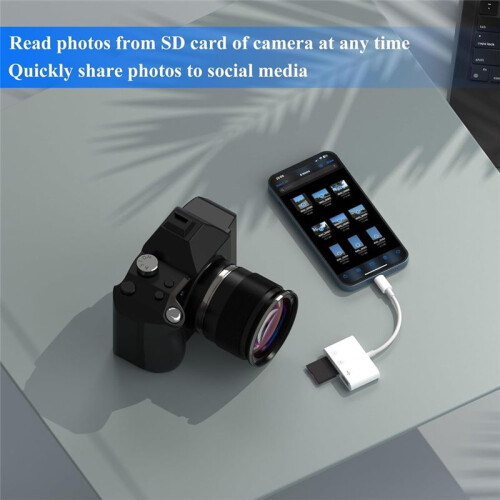 3in1 Card Reader for  for  Interface to /TF Card Adapter with USB 2.0-A Port Compatible with Digital Camera 2
