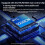 8848-10G Hard Drive Enclosure M.2 NVME Protocol Solid State Hard Drive Box SSD External Box Built-in Type-C Short Cable 1
