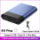 Gabinete para HDD de 2,5 e 3,5 Polegadas USB 3.1  SSD Gabinete para Disco Rígido Externo Ventilador Integrado 5 Gbps 12 TB Plugue UE 2
