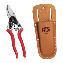 Genuine Felco Model 6 Compact secateurs for small hands - with leather pouch