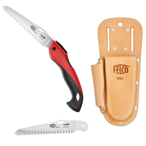 Felco Felco Pruning Saw bundle - folding saw - spare blade - leather plus hoster