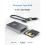 CFexpress Type B and  Card Reader USB 3.2 Gen 2 10Gbps CFexpress B Reader, USB-C&USB-A 2-in-1 Type B CFexpress Adapter 4