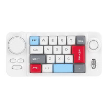 19-Key Macro-Defined Joystick Dual-Wheel RGB Hot-Swappable Macro-Defined Wired Mechanical Gaming Keyboard for Win10 B