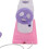 Macchina da cucire giocattolo USB viola 3xAA 15.5x8cm 11