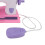 Macchina da cucire giocattolo USB viola 3xAA 15.5x8cm 9