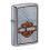 Zippo Zippo Harley Davidson Lighter Tread Plate Silver Windproof Flame Fuel Refillable 1