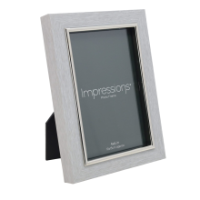 4x6 Picture Frame Photo Grey Wooden Effect Photograph Memory Display Home Decor