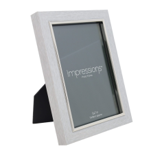 5x7 Picture Frame Photo Grey Wooden Effect Photograph Memory Display Home Decor
