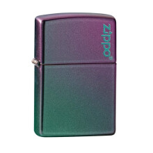 Zippo Lighter Iridescent Zippo Logo Laser Engraved Windproof Refillable Fuel