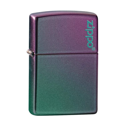 Zippo Zippo Lighter Iridescent Zippo Logo Laser Engraved Windproof Refillable Fuel