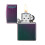Zippo Zippo Lighter Iridescent Zippo Logo Laser Engraved Windproof Refillable Fuel 2
