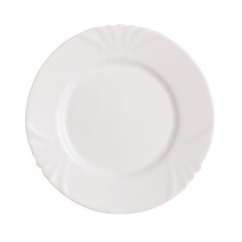 Luminarc Cadix 19.5cm Opal Glass White Side Food Server Plate