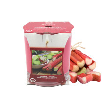 Rhubarb & Ginger Scented Candle 170g Jar Single Wick 45hrs Burn Time Glass Cup