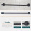 Bathroom Accessory Set Towel Rail Tissue Holder Hand Towel Ring Robe Hook Grey 3