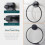 Bathroom Accessory Set Towel Rail Tissue Holder Hand Towel Ring Robe Hook Grey 4