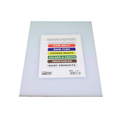 White Chopping Board PE Plastic Professional Cutting Board for Dairy Products