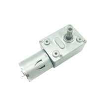 24V DC Worm Gear Motor Torque Self Locking Reducer 160rpm Durable Metal Gears Starter